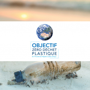 Logo objectif zéro déchet plastique