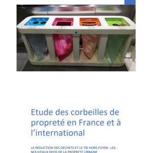Etude des corbeilles de propreté en France et à l'international