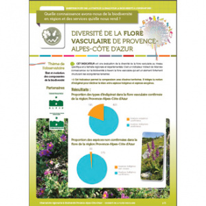Diversité de la flore vasculaire de Provence-Alpes Côte d'Azur