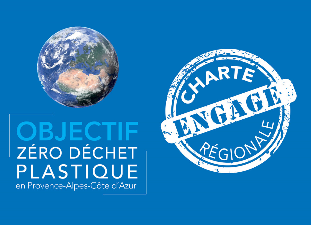 Logo Charte régionale zéro déchet plastique