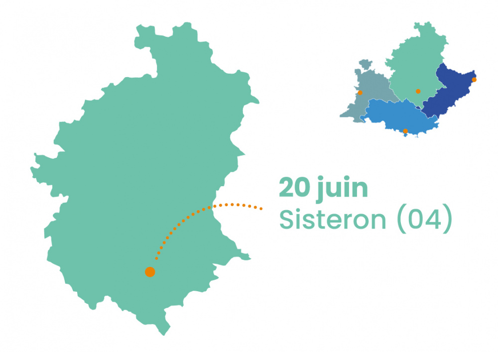 Carte 20 juin Sisteron (04)