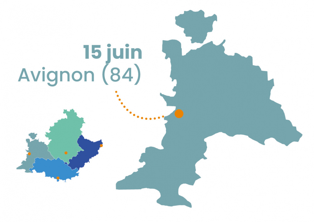 Carte 15 juin Avignon (84)