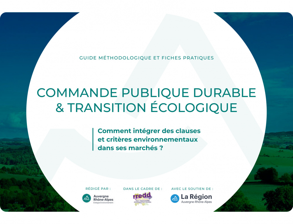 Guide : Commande publique durable et transition écologique