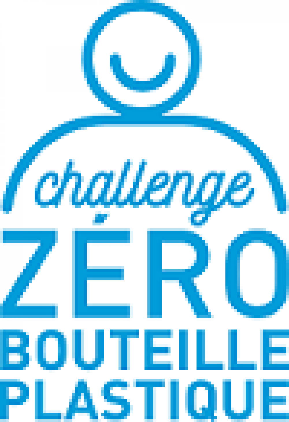 Logo Le Challenge zéro bouteille plastique