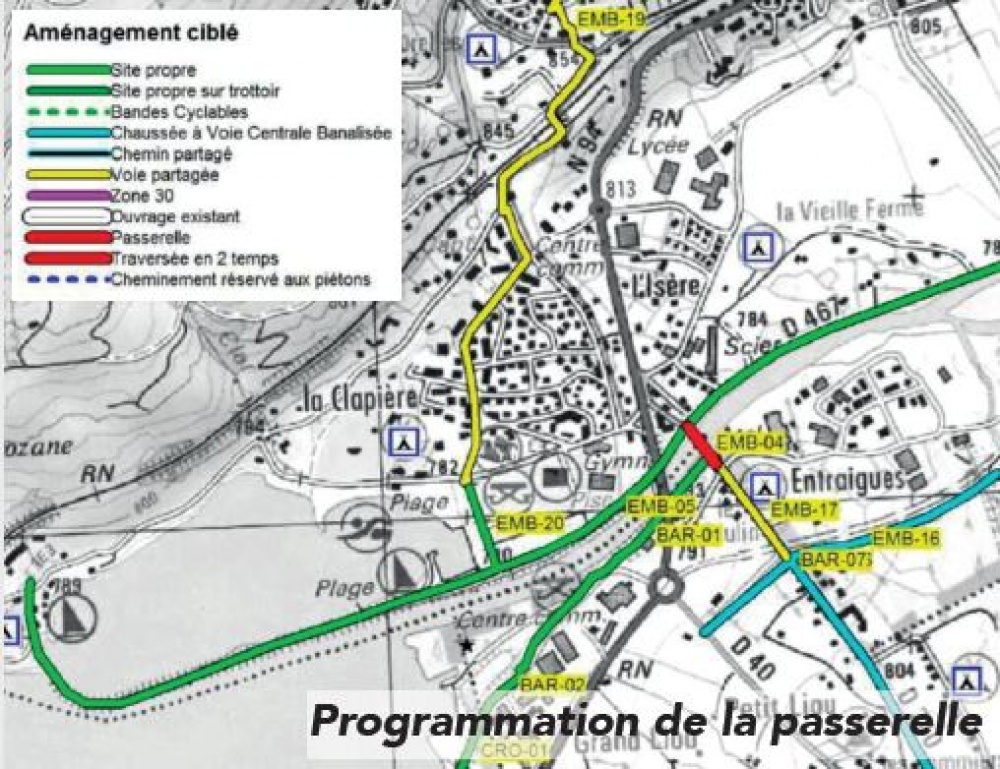 Carte Communauté de communes Serre-Ponçon