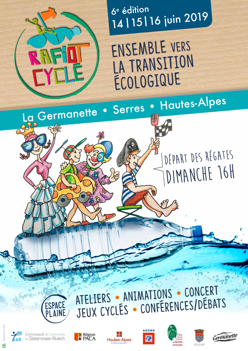 Affiche festival Rafiot cyclé