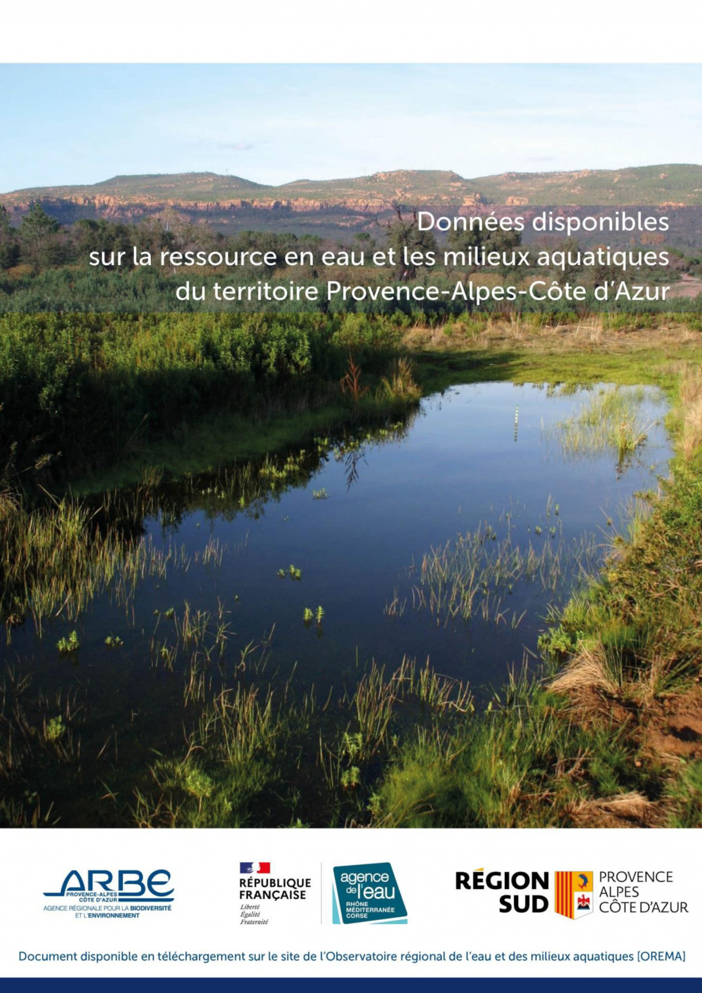 Données disponibles sur la ressource en eau et les milieux aquatiques du territoire Provence-Alpes-Côte d'Azur